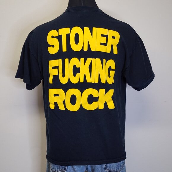 Mechanics of Things 2000s Cleveland Band XL Tee Stoner F-ing Rock Low Rise Jeans - Picture 3 of 10